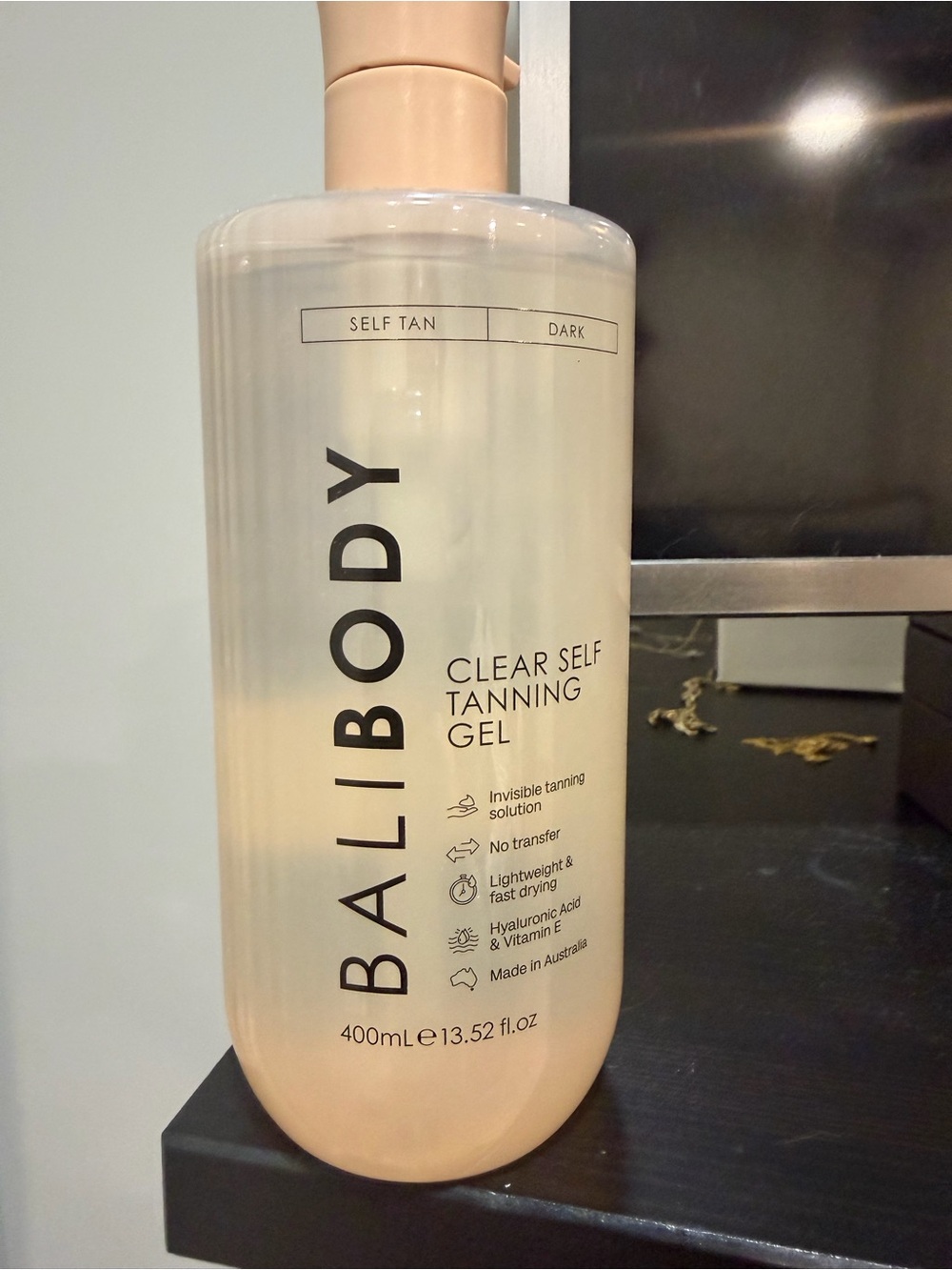 Bali Body Clear Self Tanning Gel — Light Peach Self Tan (Dark)